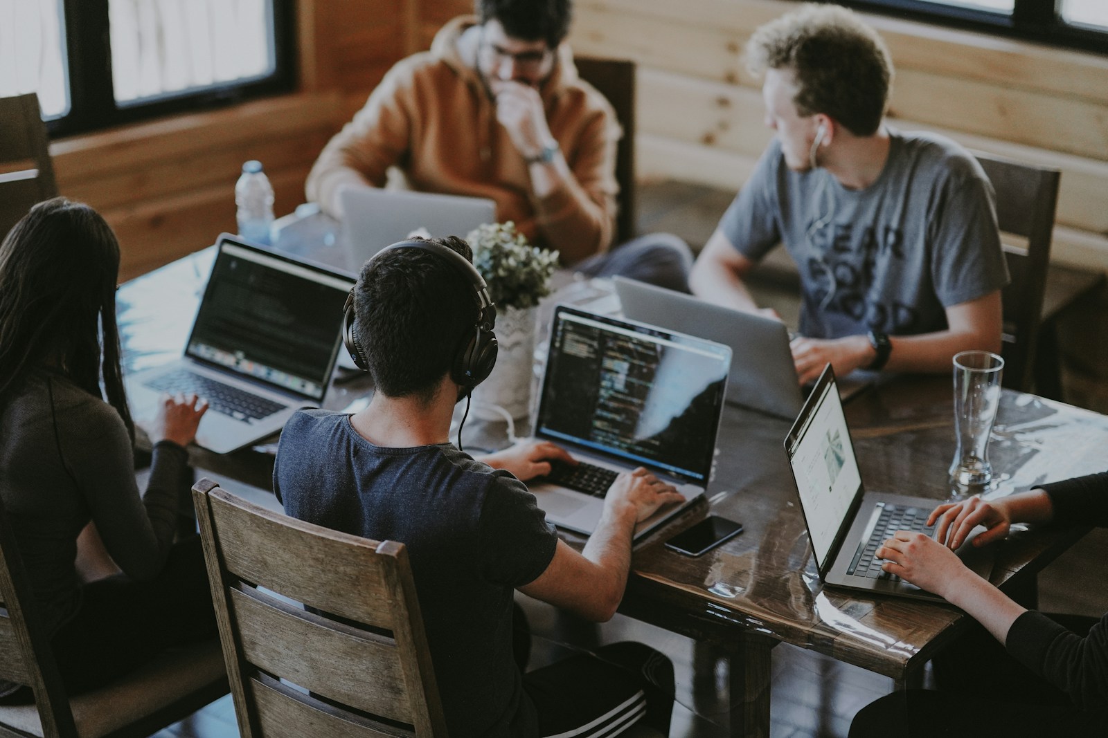 Un moment de travail en équipe